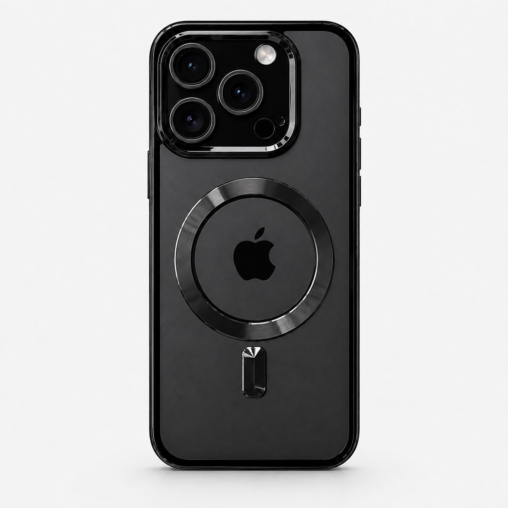 Caseora Obsidian MagSafe-Compatible Protective Case for iPhone | Slim Magnetic Cover