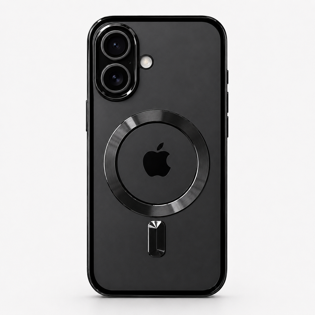 Caseora Obsidian MagSafe-Compatible Protective Case for iPhone | Slim Magnetic Cover