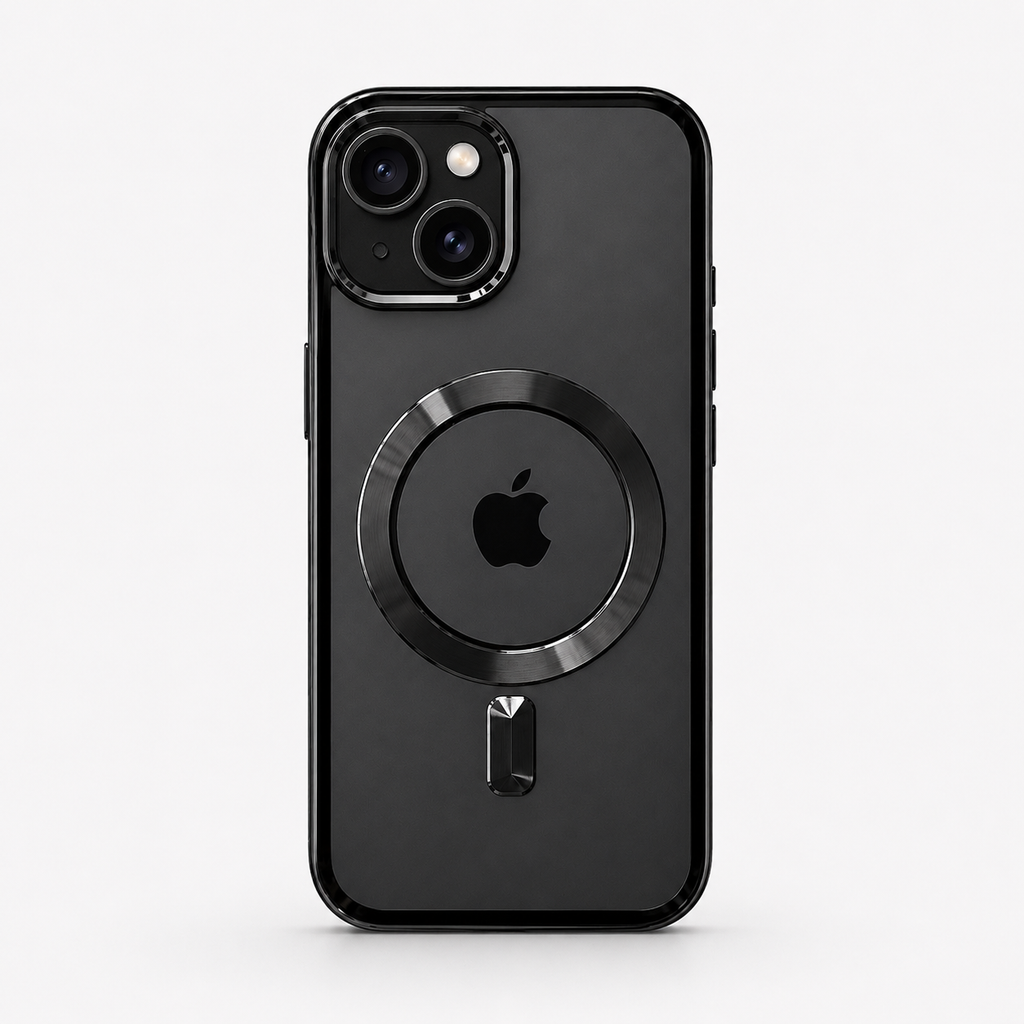 Caseora Obsidian MagSafe-Compatible Protective Case for iPhone | Slim Magnetic Cover