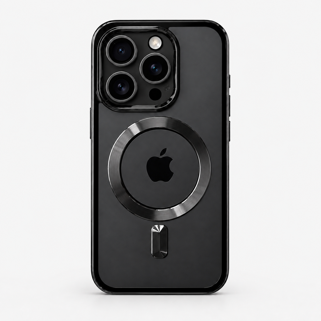Caseora Obsidian MagSafe-Compatible Protective Case for iPhone | Slim Magnetic Cover