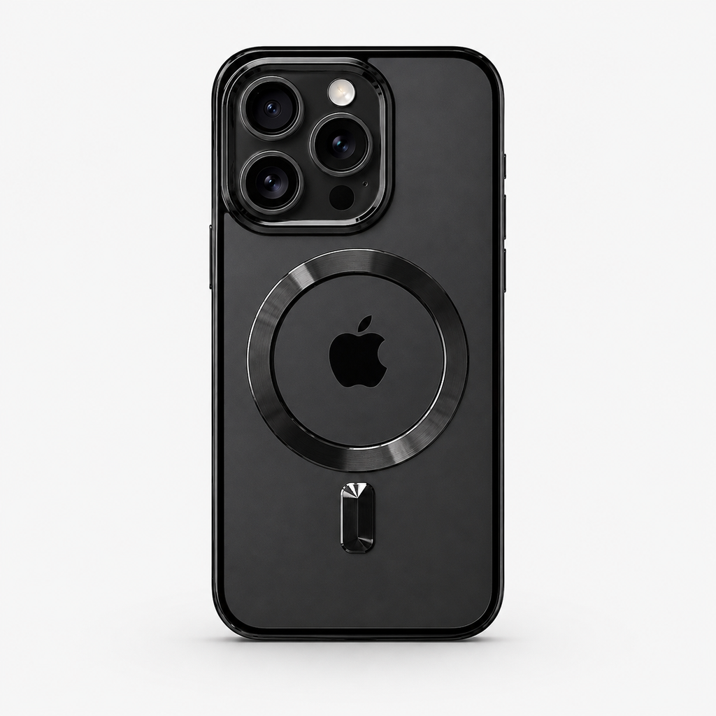 Caseora Obsidian MagSafe-Compatible Protective Case for iPhone | Slim Magnetic Cover