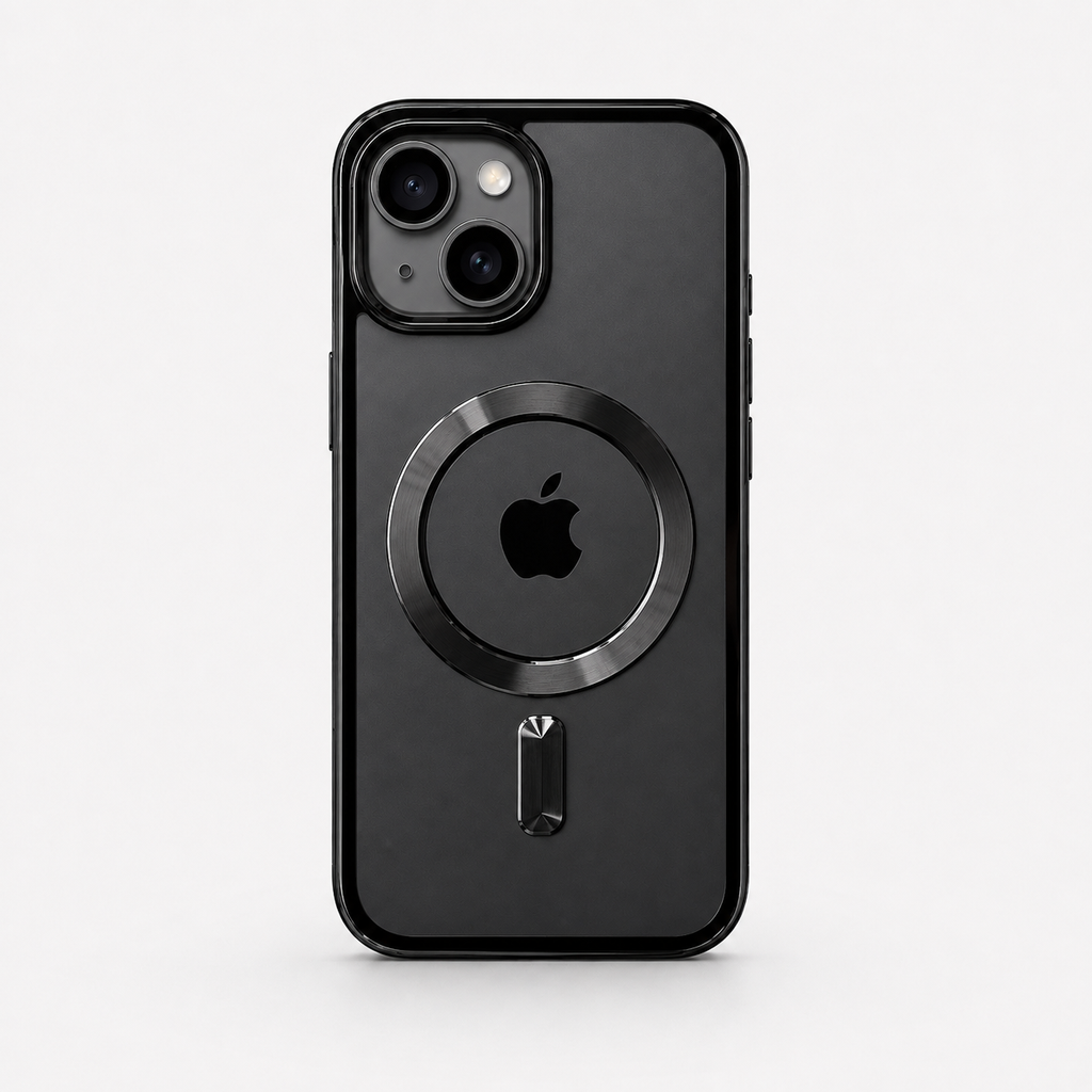 Caseora Obsidian MagSafe-Compatible Protective Case for iPhone | Slim Magnetic Cover