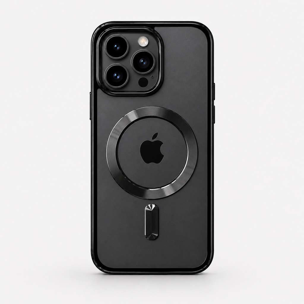 Caseora Obsidian MagSafe-Compatible Protective Case for iPhone | Slim Magnetic Cover