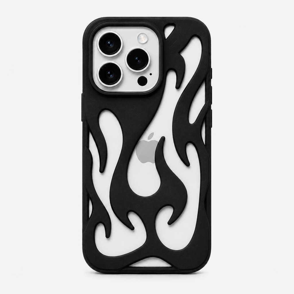 Caseora Fire Flame Shockproof Protective Case for iPhone