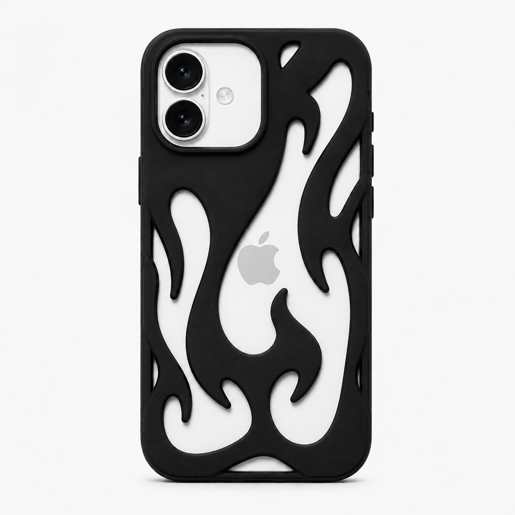 Caseora Fire Flame Shockproof Protective Case for iPhone