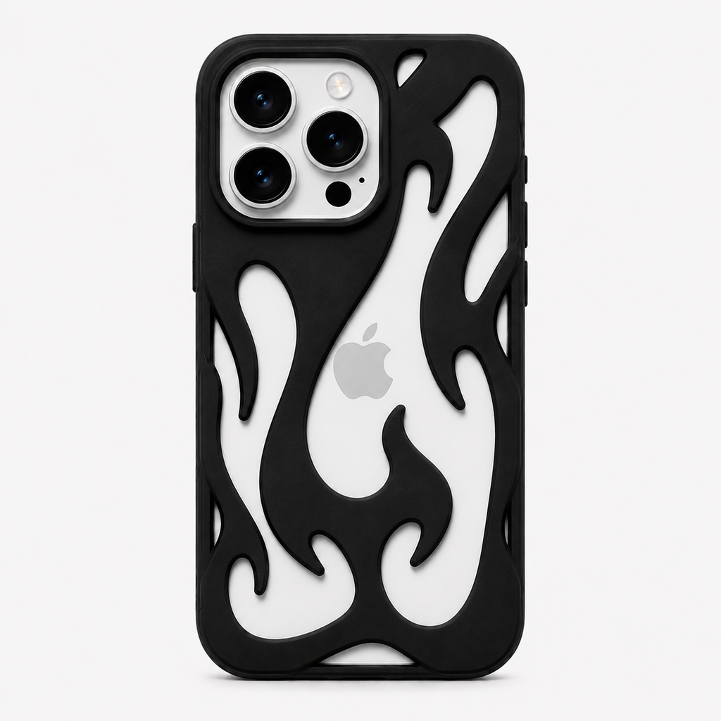 Caseora Fire Flame Shockproof Protective Case for iPhone