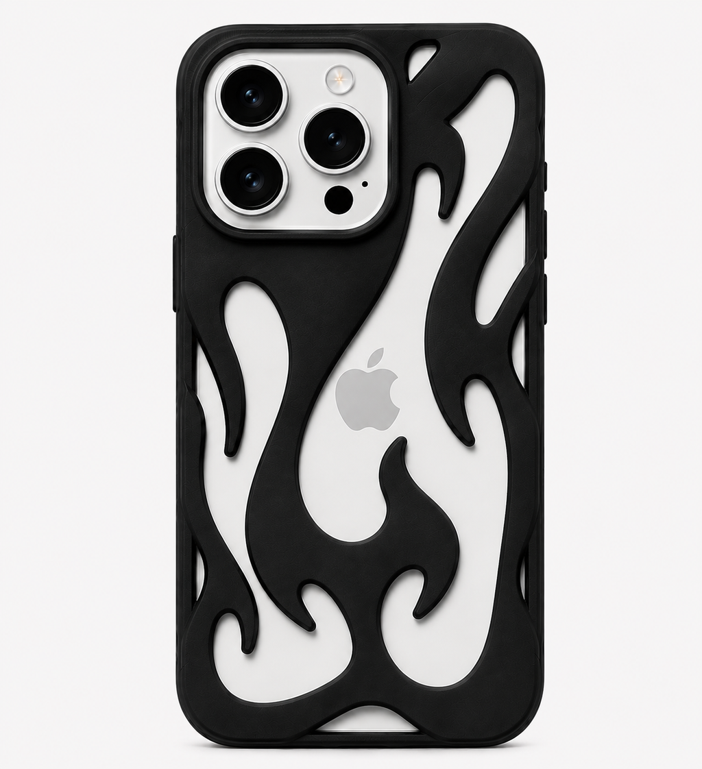 Caseora Fire Flame Shockproof Protective Case for iPhone