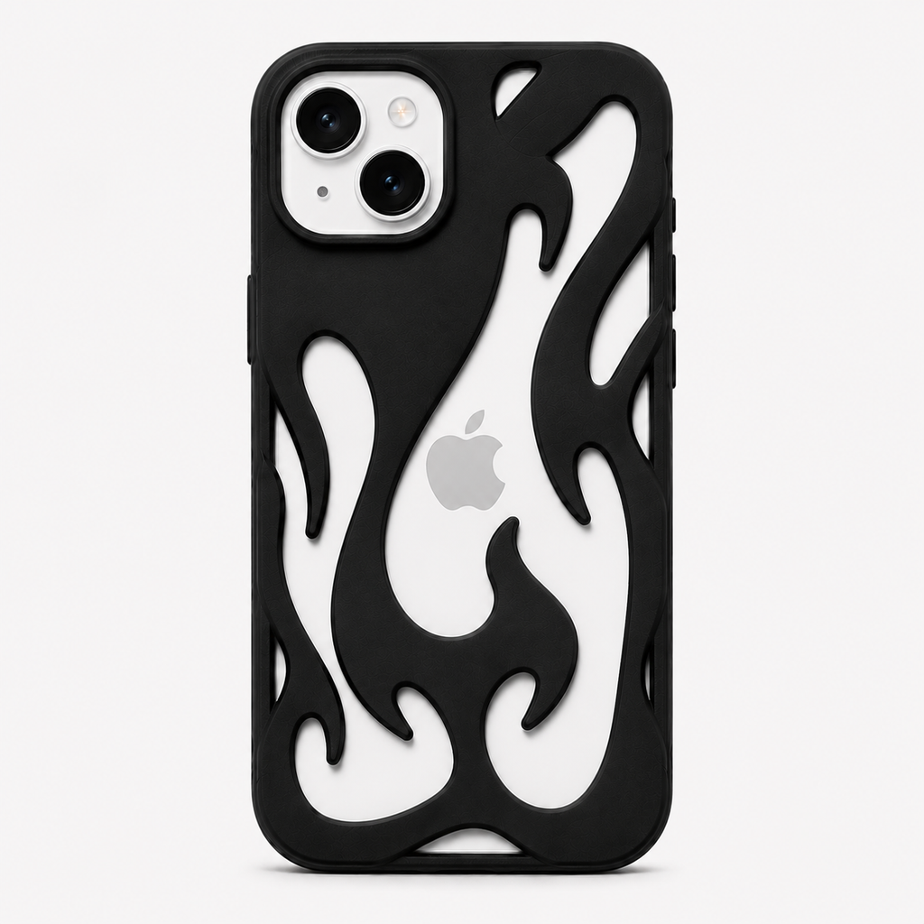 Caseora Fire Flame Shockproof Protective Case for iPhone
