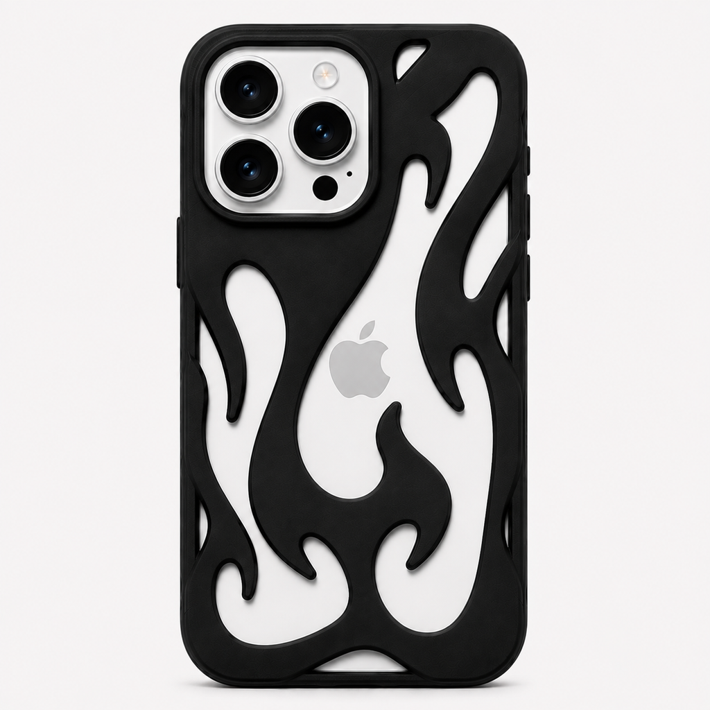 Caseora Fire Flame Shockproof Protective Case for iPhone