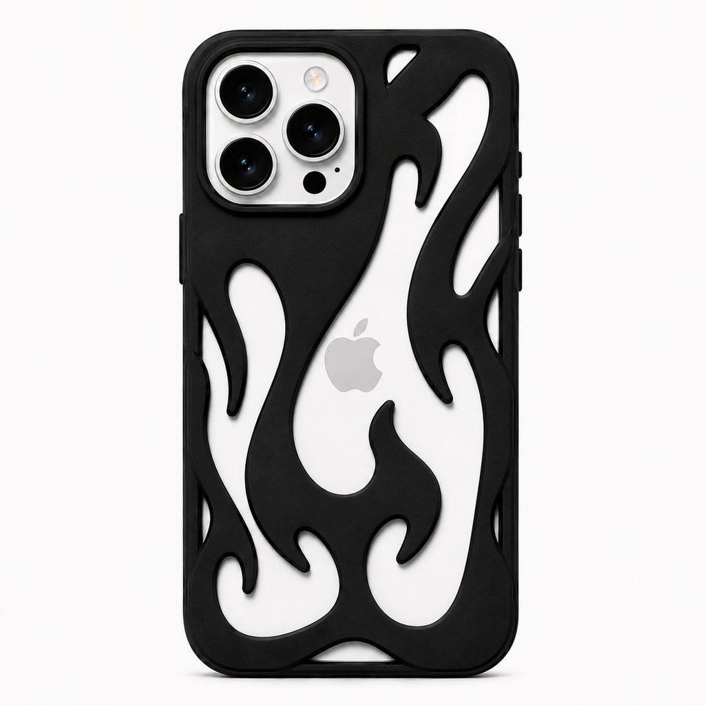 Caseora Fire Flame Shockproof Protective Case for iPhone