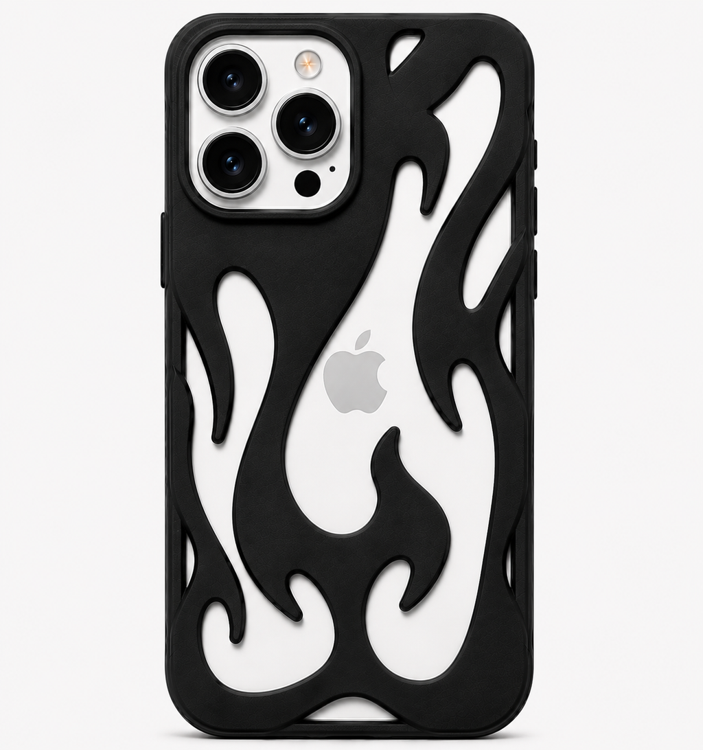 Caseora Fire Flame Shockproof Protective Case for iPhone